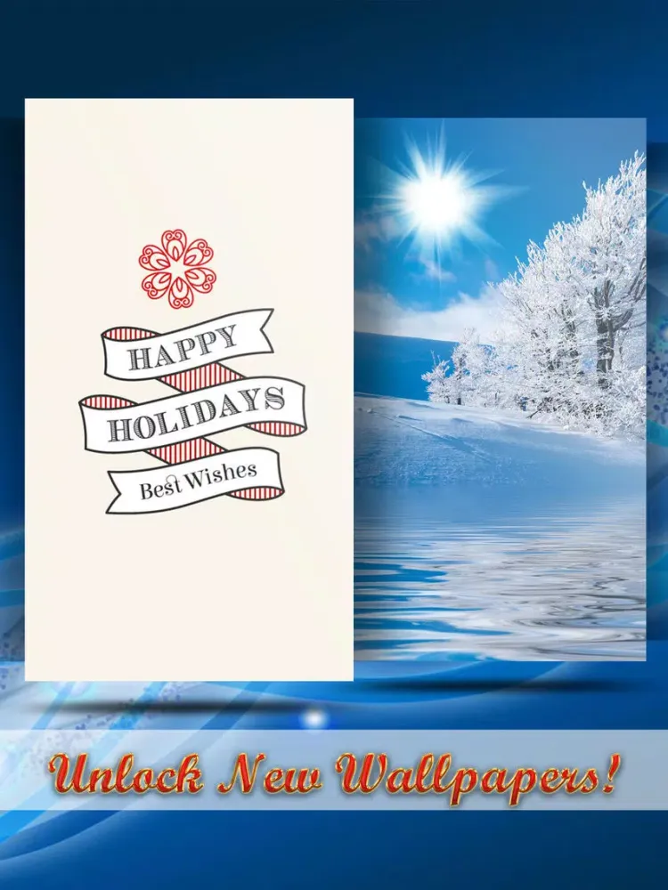 Christmas Wallpapers - Festive Season Home & Lock Screens iPad  سکرین شاٹس