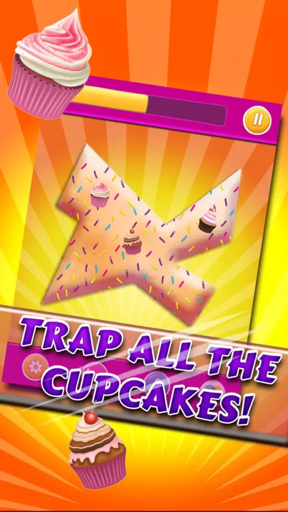 Cupcake Heaven - The Delicious Cake Catch Game! سکرین شاٹس