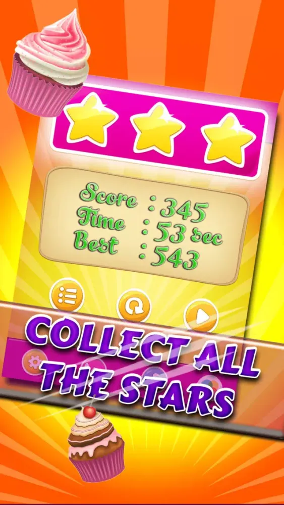 Cupcake Heaven - The Delicious Cake Catch Game! سکرین شاٹس