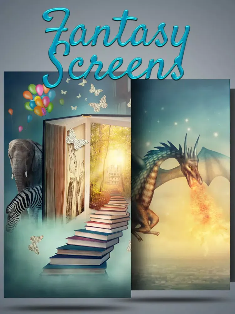 Fantasy Screens HD - Stunning Wallpaper & Background Themes iPad  سکرین شاٹس