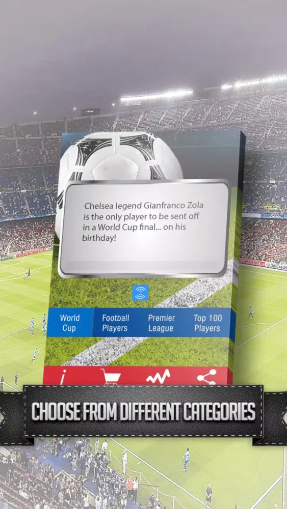 Captures d'écran de Football Facts Ultimate Free - Championship, Player and History Trivia