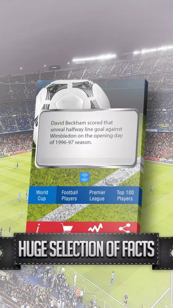 Captures d'écran de Football Facts Ultimate Free - Championship, Player and History Trivia