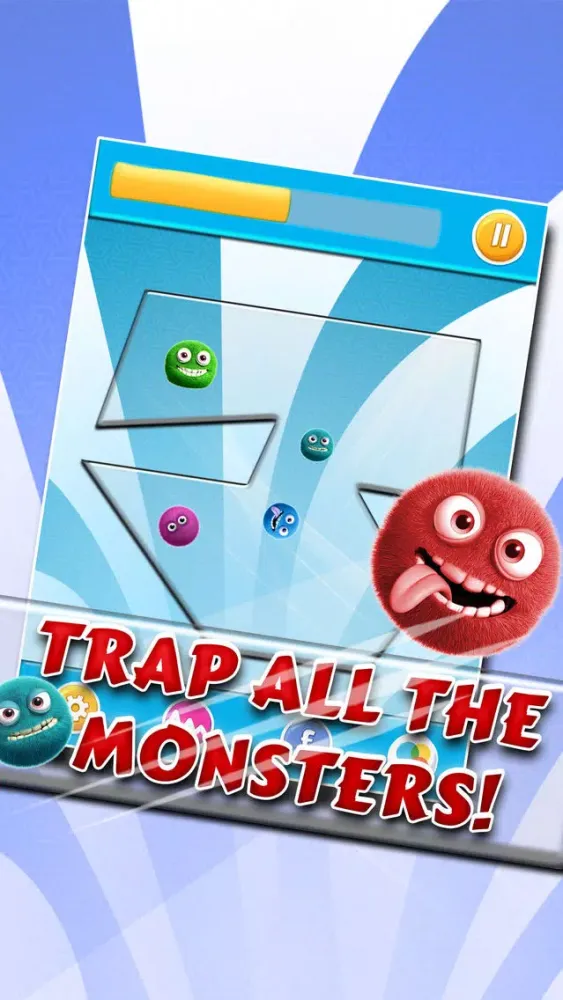 Скриншоты Monster Slice - Cut & Corner The Scary Creatures!
