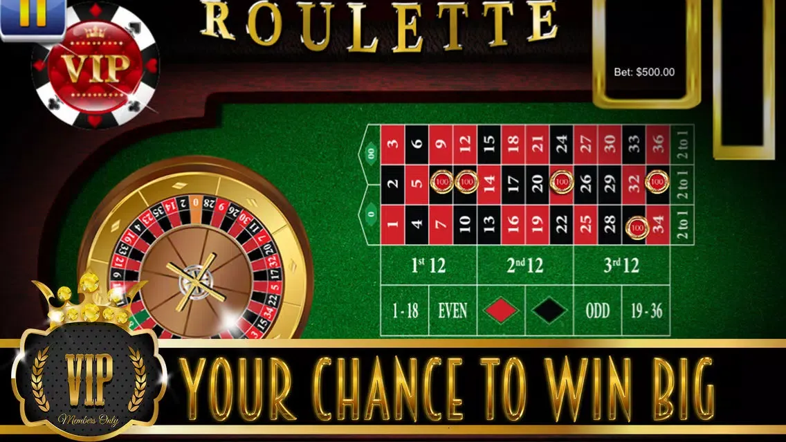 Tangkapan layar VIP Roulette - Lucky Casino Chips