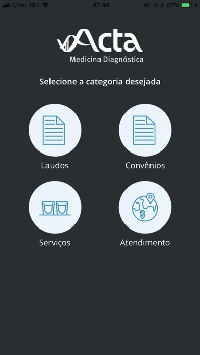 Acta Medicina Diagnóstica سکرین شاٹس