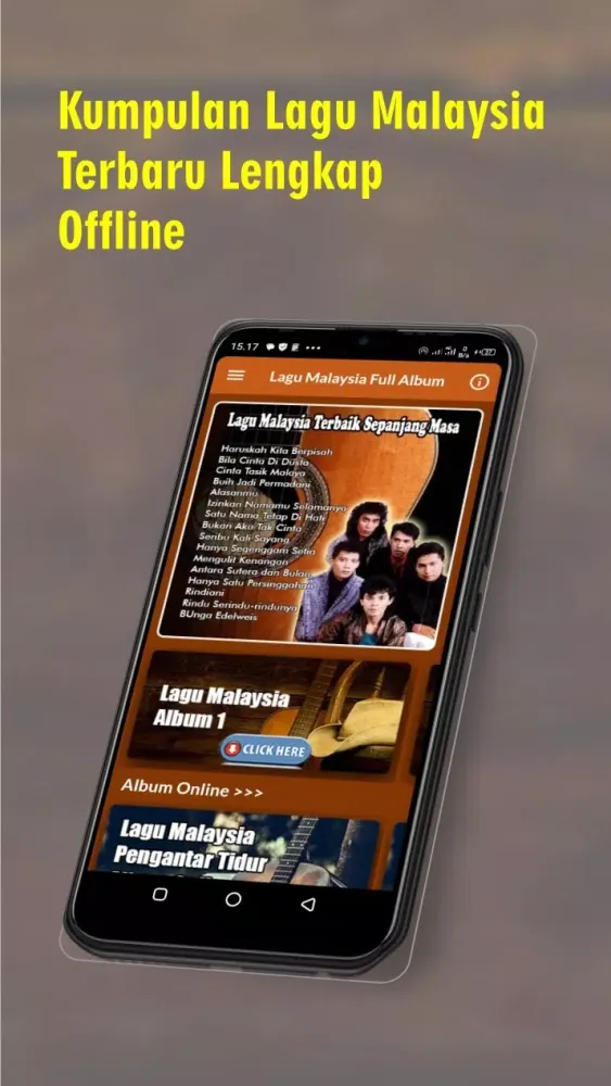 Capturas de pantalla de Lagu Malaysia Mp3 Offline