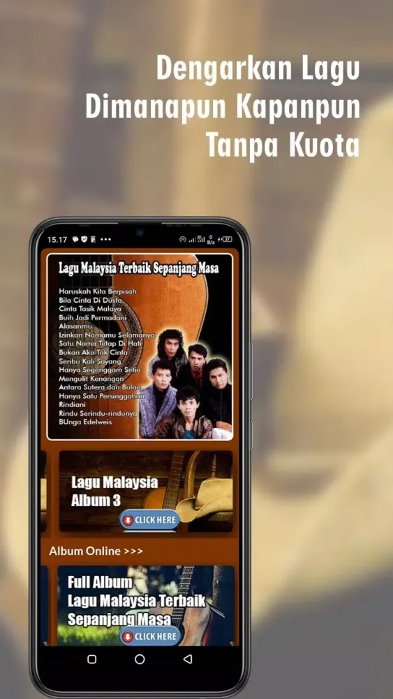 Capturas de pantalla de Lagu Malaysia Mp3 Offline