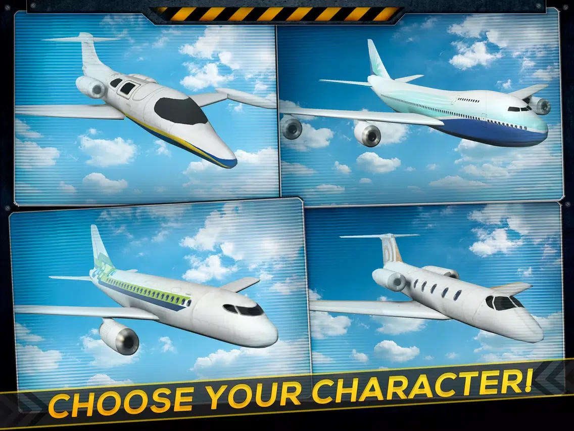 3D Infinite Airplane Flight - Free Plane Racing Simulation Game iPad  Ekran Görüntüleri