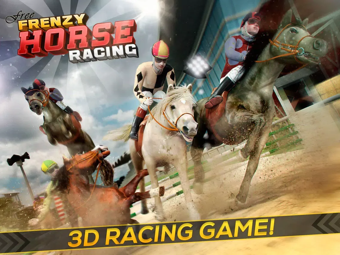Frenzy Horse Racing Free . My Champions Jumping Races Simulator Games iPad  Screenshots