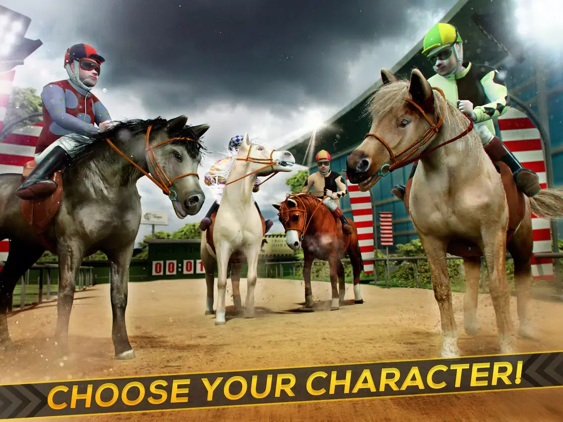 Frenzy Horse Racing Free . My Champions Jumping Races Simulator Games iPad  Screenshots
