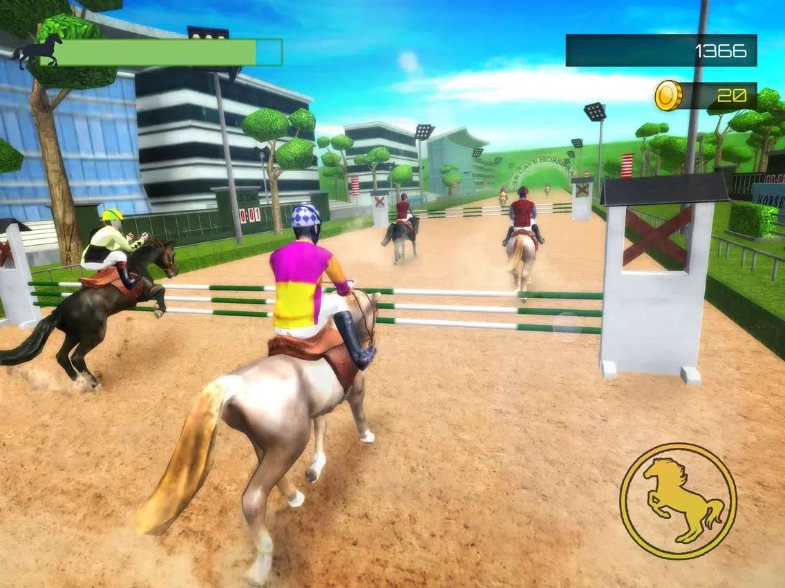 Frenzy Horse Racing Free . My Champions Jumping Races Simulator Games iPad  Screenshots