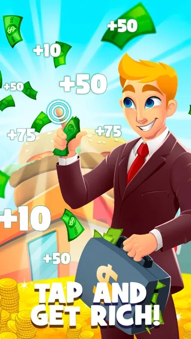 Captures d'écran de Burger Clicker Money Evolution
