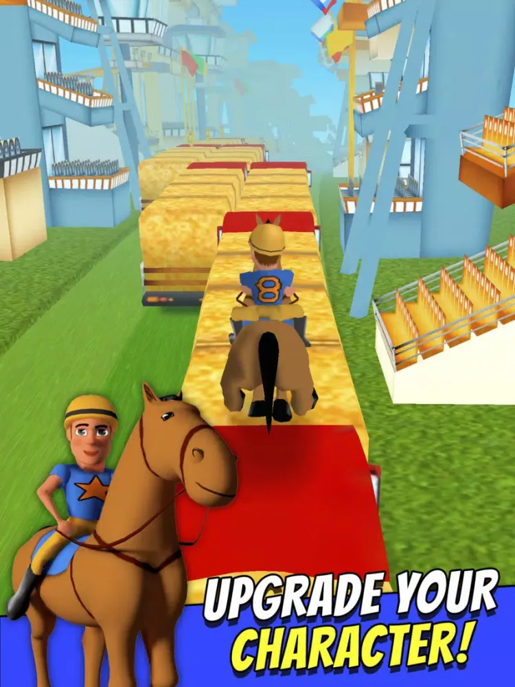 صور Cartoon Horse Riding Free - Horsemanship Equestrian Race Game iPad 