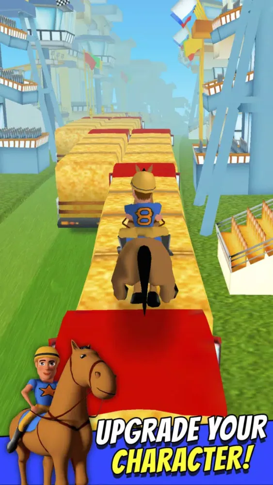 صور Cartoon Horse Riding Free - Horsemanship Equestrian Race Game