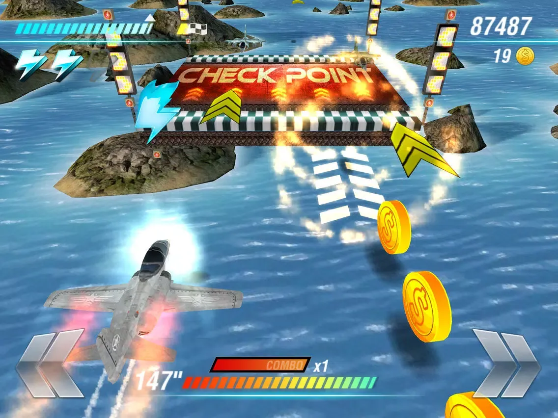 Iron Fleet Free: Air Force Jet Fighter Plane Game iPad  Screenshots