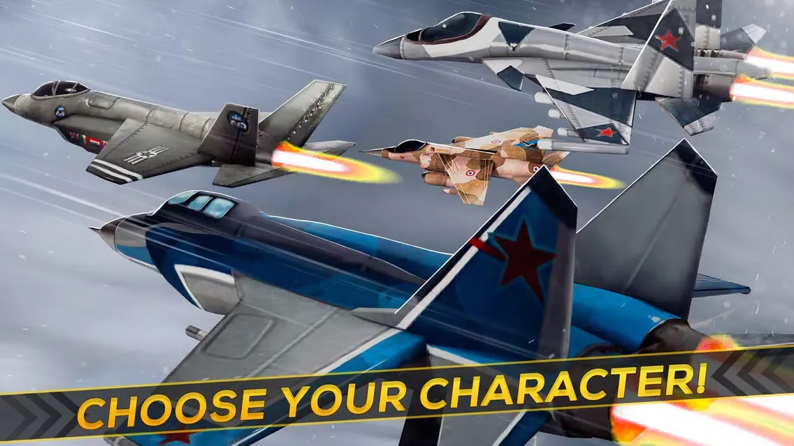 Iron Fleet Free: Air Force Jet Fighter Plane Game Screenshots