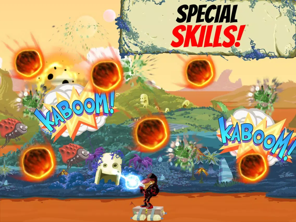 Jeff Space - Action Packed Arcade Shooting Game iPad  سکرین شاٹس