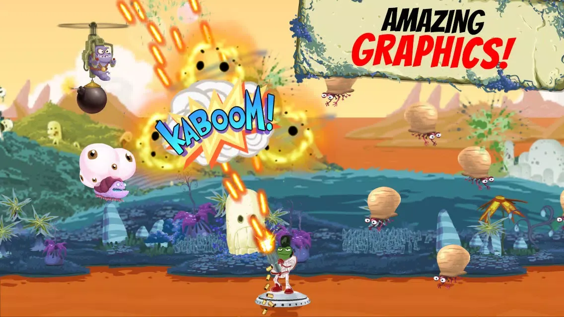 Jeff Space - Action Packed Arcade Shooting Game سکرین شاٹس