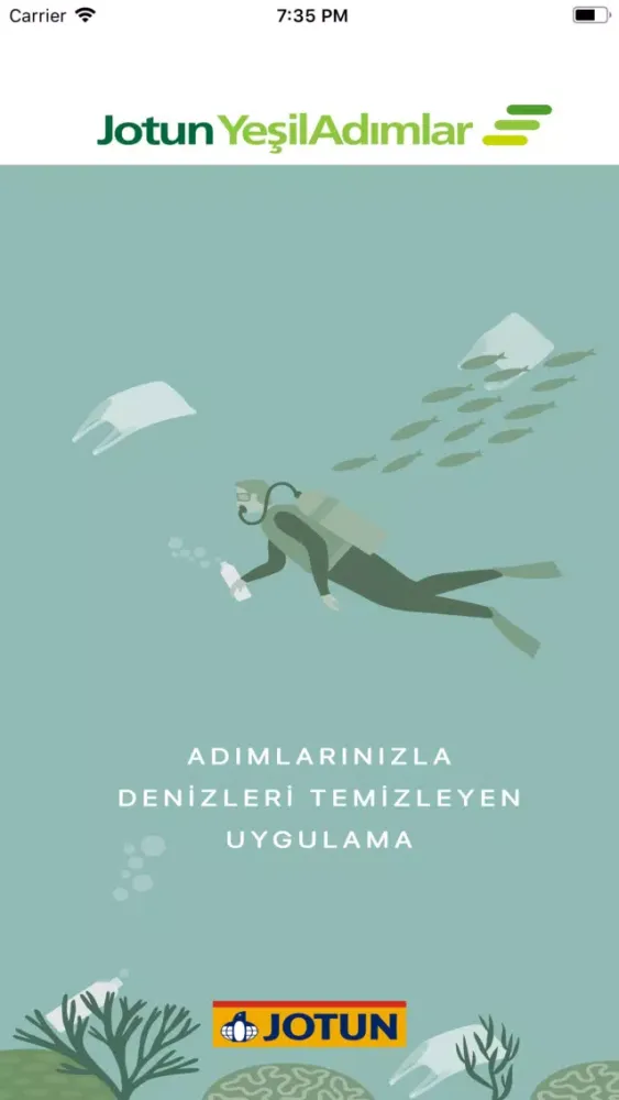 Tangkapan layar Jotun YeşilAdımlar
