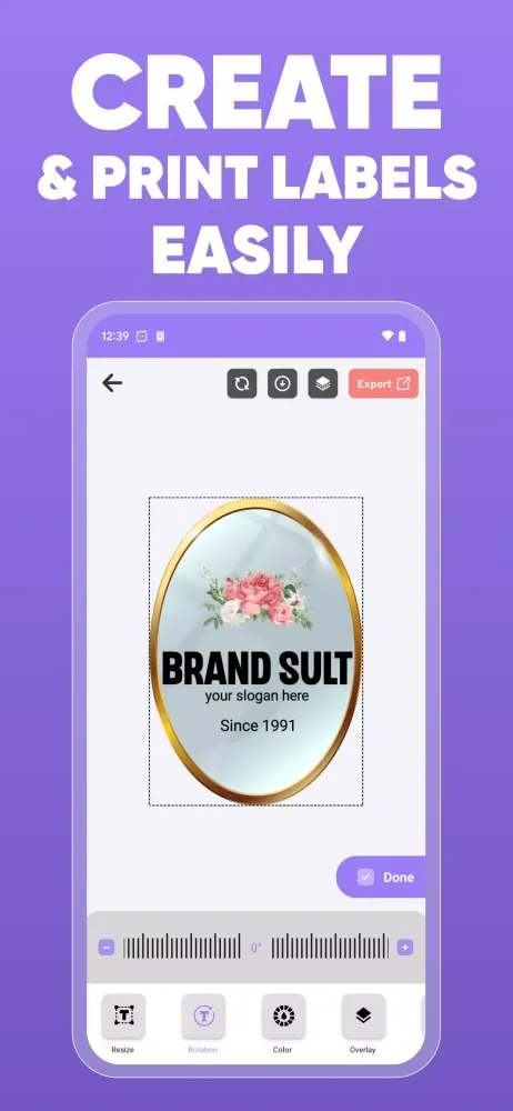 Label Maker & Label Printer Screenshots
