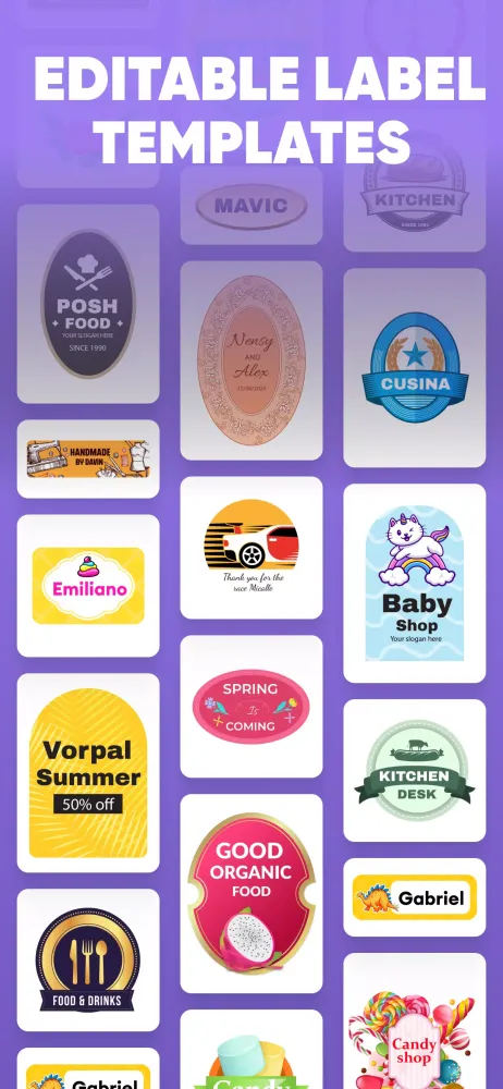 Label Maker & Label Printer Screenshots