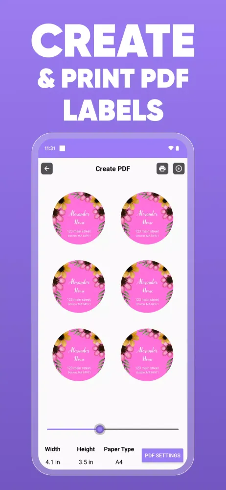Label Maker & Label Printer Screenshots