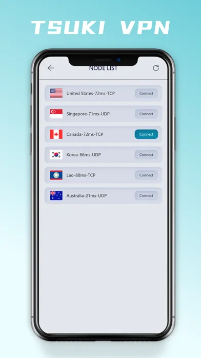 ภาพหน้าจอของ Tsukivpn