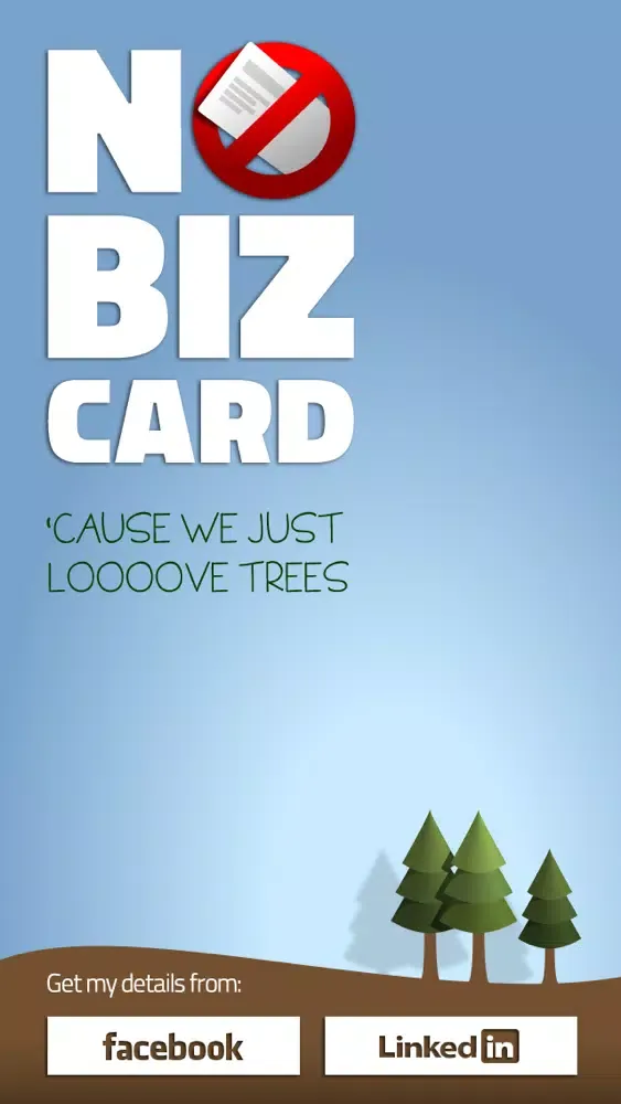 Скриншоты NoBizCard - Send your contact info easily to anyone