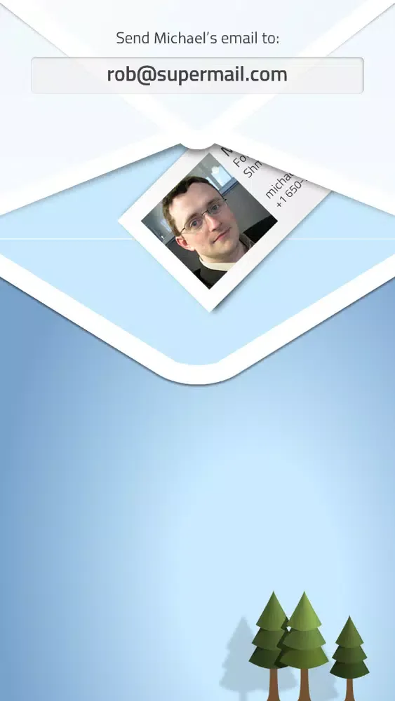 Скриншоты NoBizCard - Send your contact info easily to anyone
