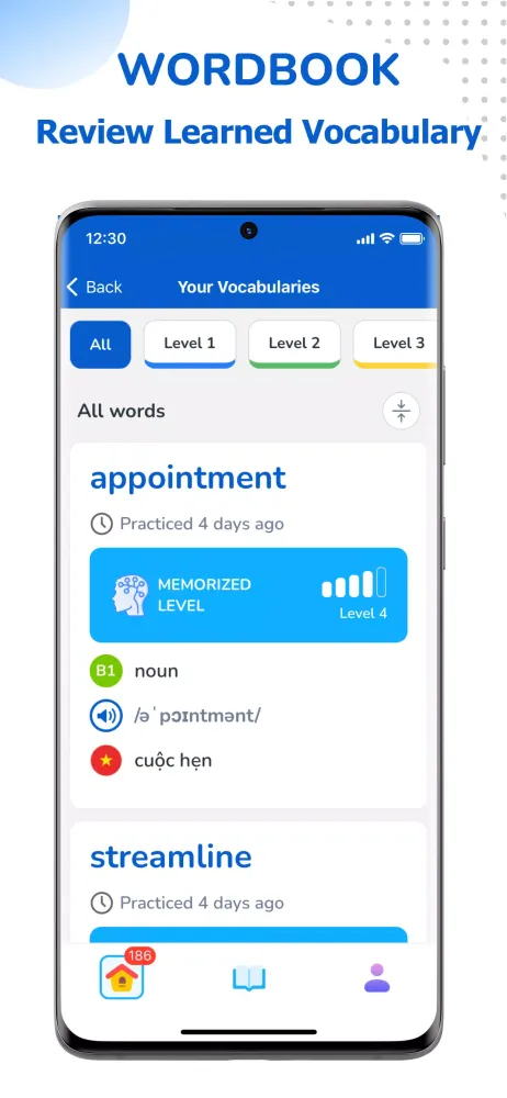 Voca: TOEIC® Vocabulary 2025 スクリーンショット