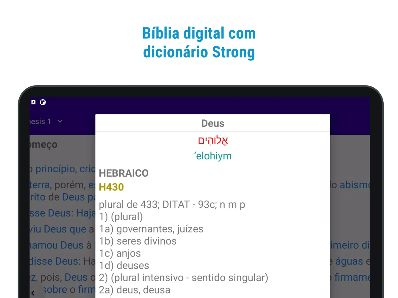 Bíblia Strong (Português)應用截圖