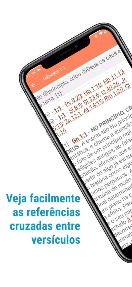 Screenshot di Bíblia de Estudos Comentada