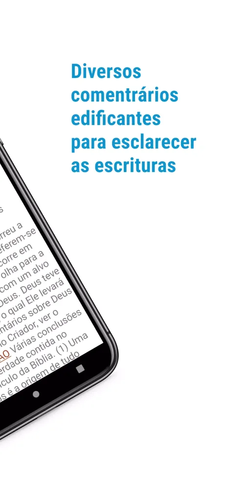 Screenshot di Bíblia de Estudos Comentada