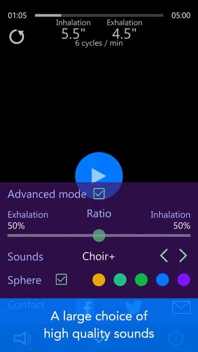 Kardia Deep Breathing স্ক্রিনশট