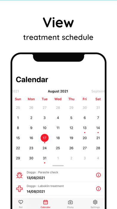 Screenshot di 4Paws: Pet Health Tracking App