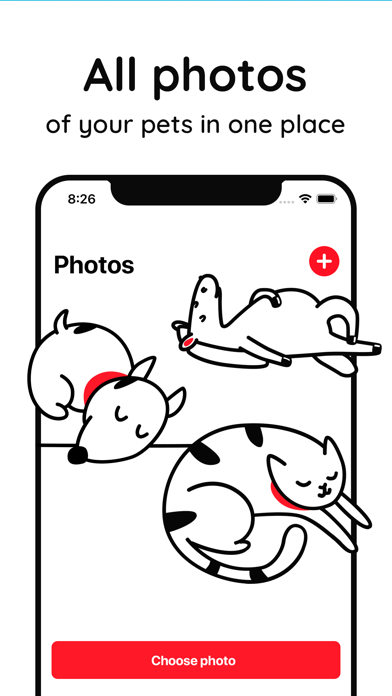 Screenshot di 4Paws: Pet Health Tracking App