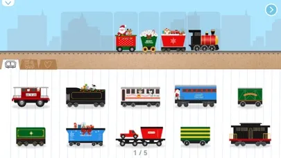 Captures d'écran de Labo Christmas Train Game