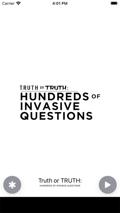 Truth or TRUTH Ekran Görüntüleri