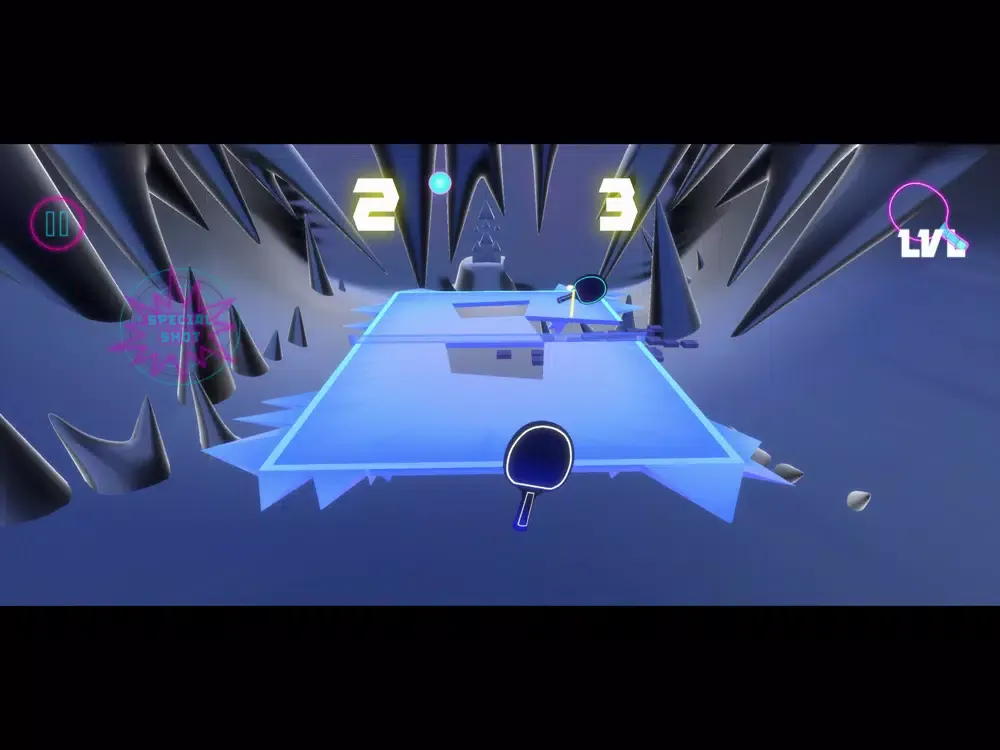 Table Destroyer: Neon Tennis iPad  स्क्रीनशॉट