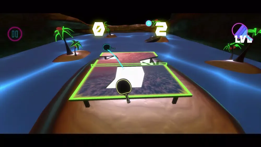 Table Destroyer: Neon Tennis स्क्रीनशॉट