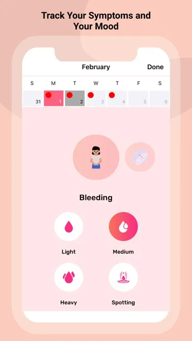 FemX Period Tracker 스크린샷