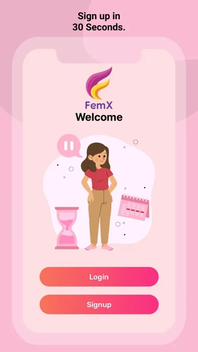 FemX Period Tracker 스크린샷