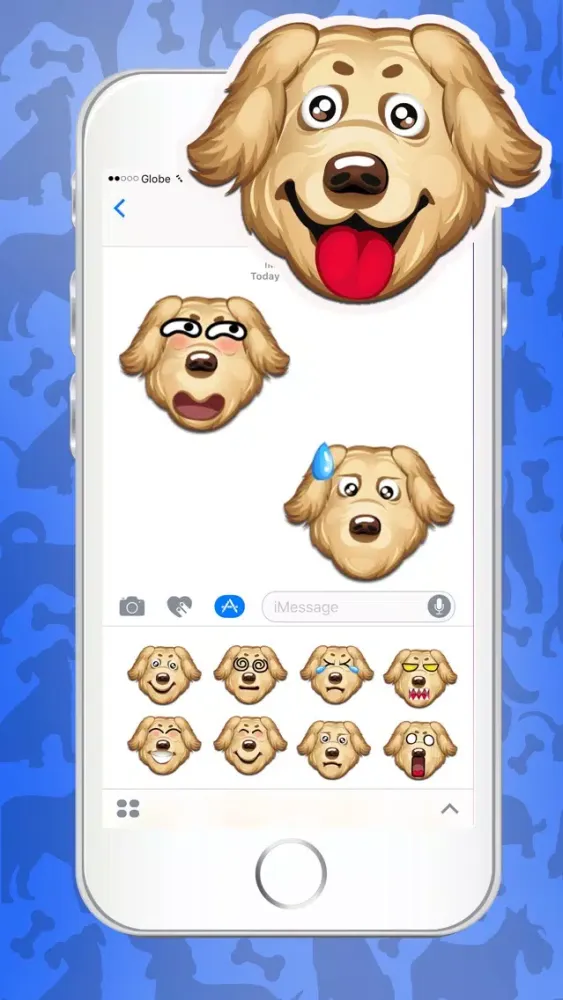 Moxie Moji Labrador emojis and stickers Screenshots