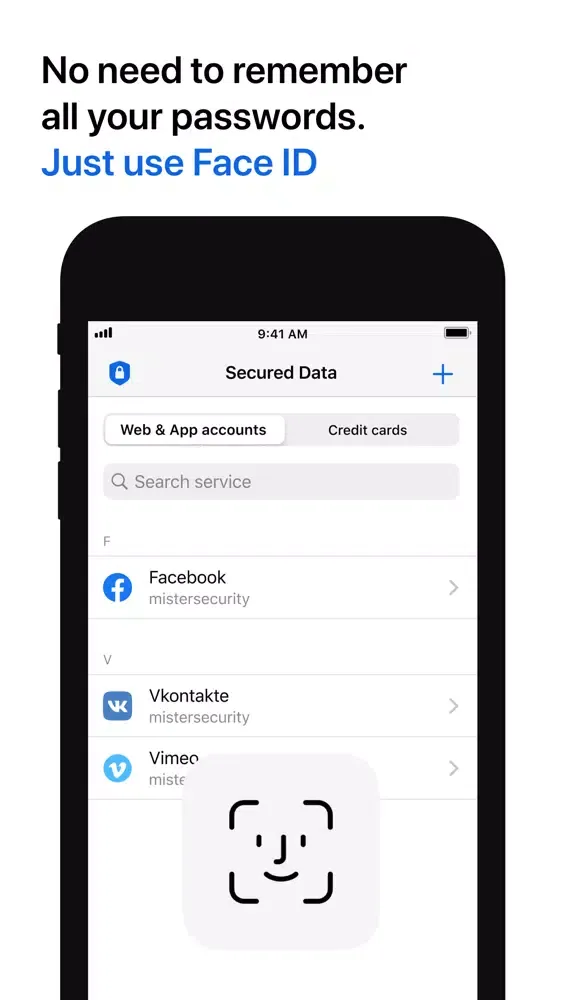 PrivacyHelper: Password Keeper应用截图