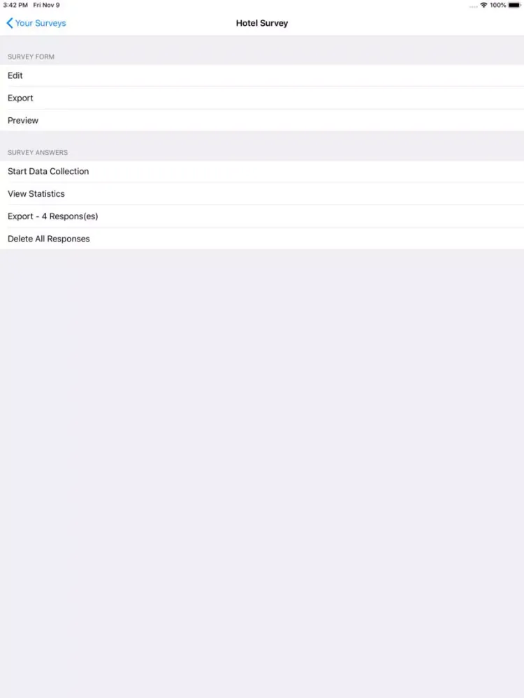 Easy Customer Survey iPad  Ekran Görüntüleri