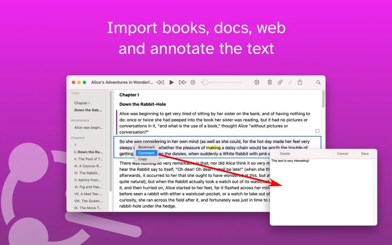 Speech Central: Text to Speech Screenshots