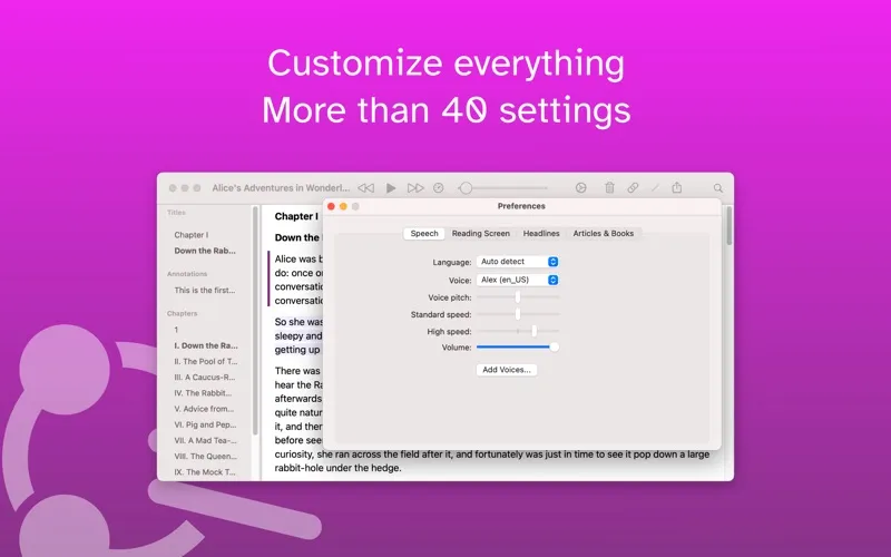 Speech Central: Text to Speech Screenshots