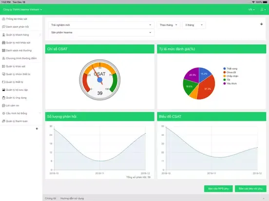 Zrzuty ekranu hearme - đo lường sự hài lòng iPad 