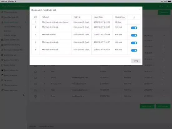 Zrzuty ekranu hearme - đo lường sự hài lòng iPad 