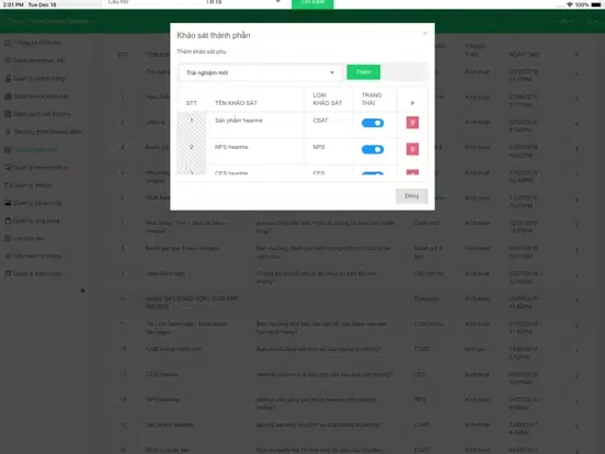 Zrzuty ekranu hearme - đo lường sự hài lòng iPad 